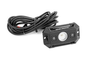 LED Dome Light - Rough Country - Chrome Series - RGB/White